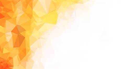 Free Orange and White Polygon Background Template Design