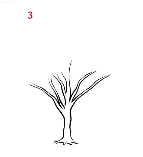 Easy Tree Drawing » How to draw a Tree