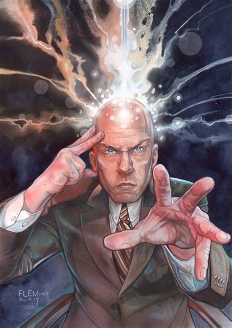 Professor X by Tom Fleming (2018 Fleer Ultra X-Men) | Marvel, Desenhos ...