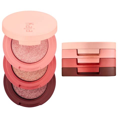 Kaja Beauty Bento Bouncy Shimmer Eyeshadow Trio | Makeup | BeautyAlmanac