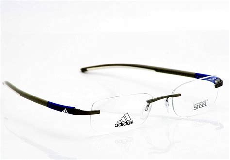 Adidas Eyeglasses A642 Ruthenium/Blue Optical Frames