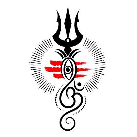 Om Logo Tattoo Design With Lord Shiva Eye And Trishul, Om Tattoo, Lord ...