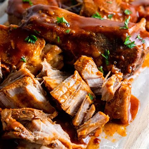 BBQ Slow Cooker Country Style Ribs | Lemons + Zest