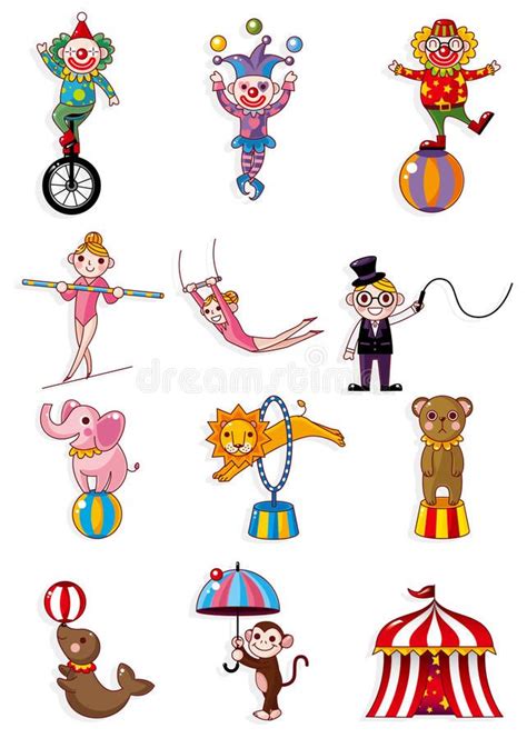 Cartoon circus icon stock vector. Illustration of magic - 17635562 ...