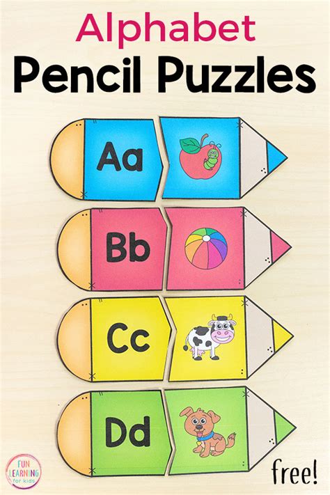 Alphabet Puzzle Printable