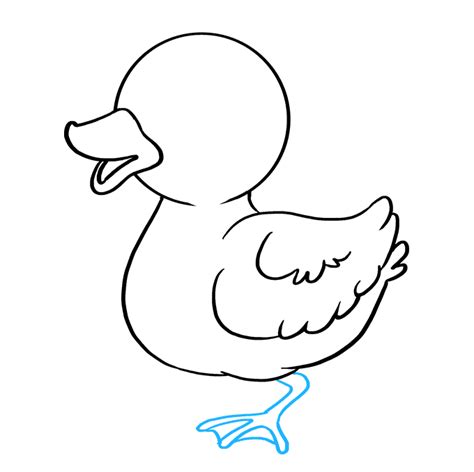 easy simple duck drawing - Rheba Kraft