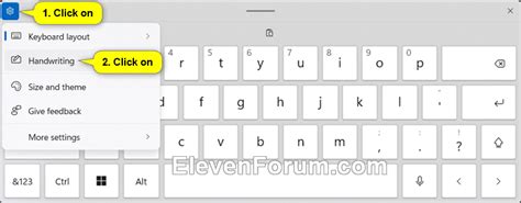 Open Handwriting Panel in Windows 11 | Windows 11 Forum