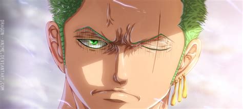 One Piece Roronoa Zoro Green Eyes Green Hair Scars Wallpaper ...