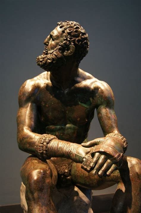 Boxer of Quirinal - A Hellenistic Greek sculpture dated to around 330 ...