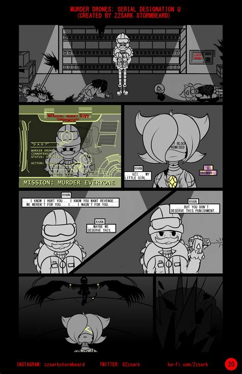 Murder Drones Serial Designation U Comic 20 by ZZSark on DeviantArt