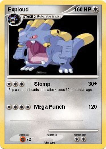 Pokémon Exploud 31 31 - Stomp - My Pokemon Card