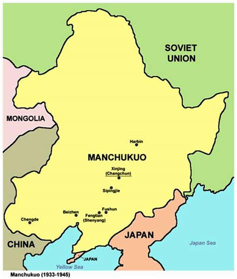 Picture Information: Map of Manchukuo