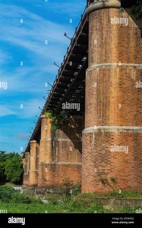 Victoria Bridge history timeline since 1897 on the signboard in Kuala ...