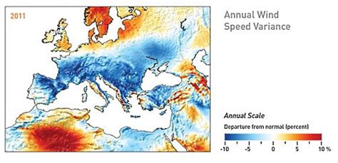 3TIER releases 2011 wind energy performance map for Europe