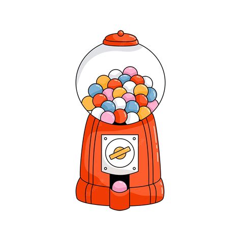 Premium Vector | Red Gumball machine