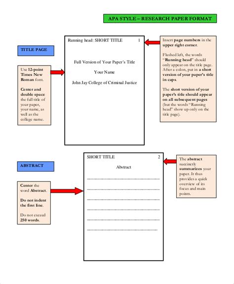 FREE 5+ Sample Research Paper Templates in PDF