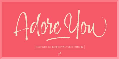 Adore You | Webfont & Desktop font | MyFonts