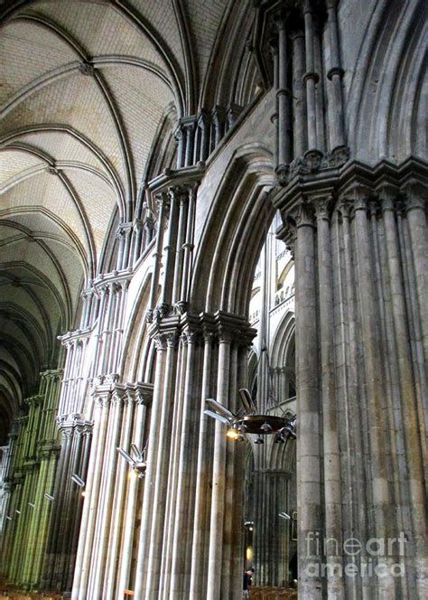 Rouen Cathedral Interior 10 Photograph by Randall Weidner - Pixels