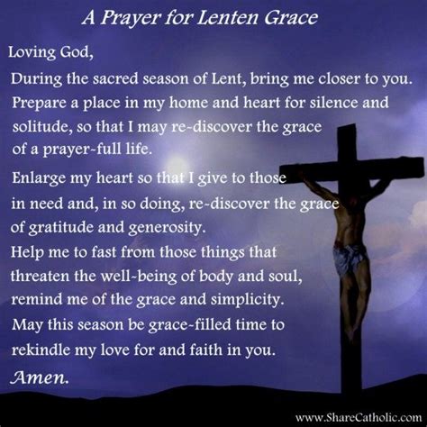 19 best Lenten Season Prayers images on Pinterest | Catholic lent, Lent ...