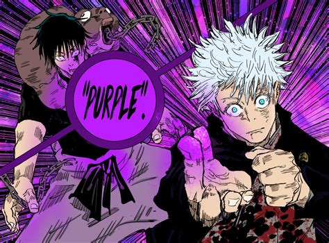 My colored version of Hollow Purple : r/JuJutsuKaisen