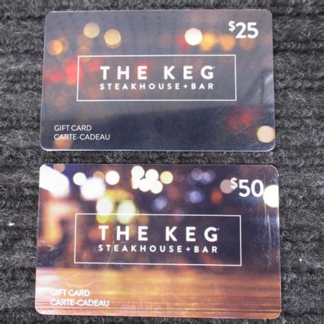 THE KEG STEAKHOUSE $75 TOTAL GIFT CARDS | Maxx Liquidation Solutions