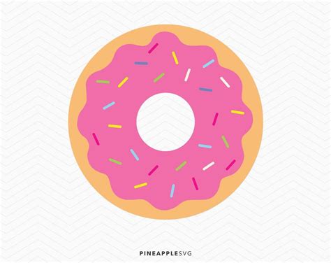 Donut SVG Silhouette Designer Edition, Wall Sticker, Donuts, Svg File ...