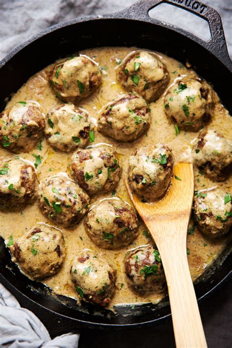 The BEST Swedish Meatballs in Brown Gravy Recipe | Little Spice Jar