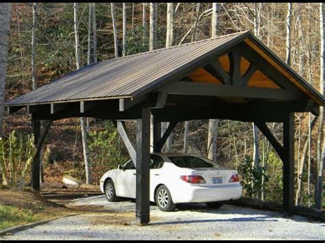 Carport Ideas | Building Your Own Wood Carport - YouTube