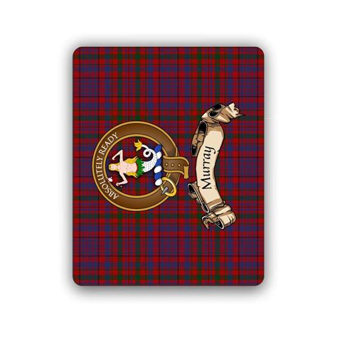 Murray Scottish Clan Tartan Crest Computer Mouse Pad | Etsy