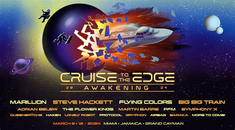 Cruise to the Edge announced for March 8th-13th, 2024 out of Miami, FL ...