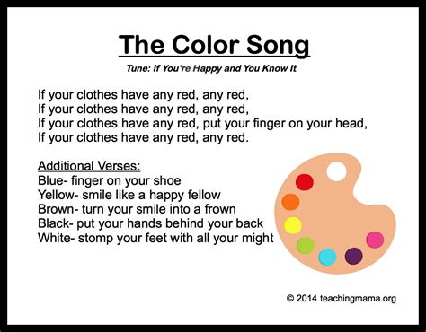 Colours Song