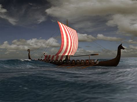 Drakkar ship viking longship 3D model - TurboSquid 1222305