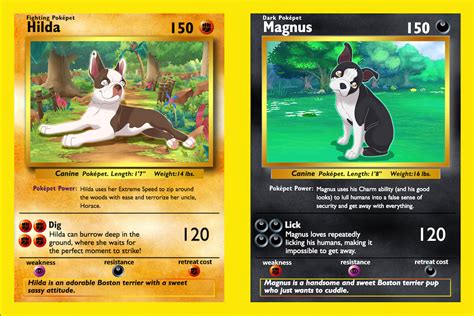 Poke Pet Shop Puts YOUR Pets on Custom Pokémon-Style Cards