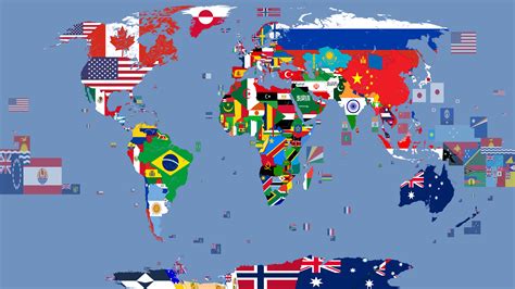 Flag Map of The World (2022) (DT&UCI) : r/MapPorn