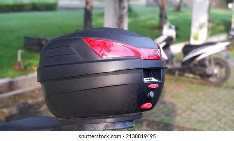 Motorcycle Top Boxes Motorcycle Top Case Stock Photo 2138819495 ...