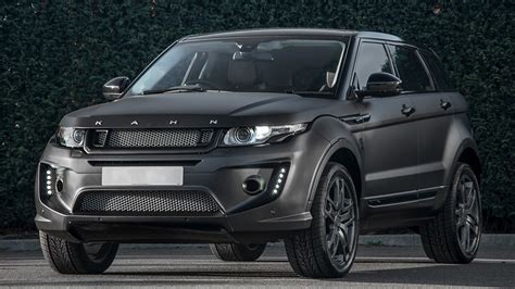 Tuningcars: Range Rover Evoque Gets All-Matte Black Carbon Fiber ...