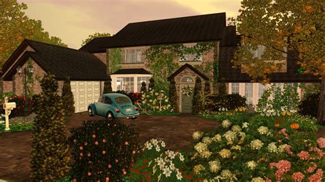 The Sims 3 British CC — illawara: English Cottage This lot is an xmas...