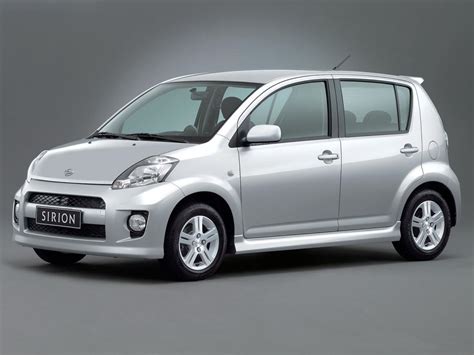 Daihatsu Sirion technical specifications and fuel economy