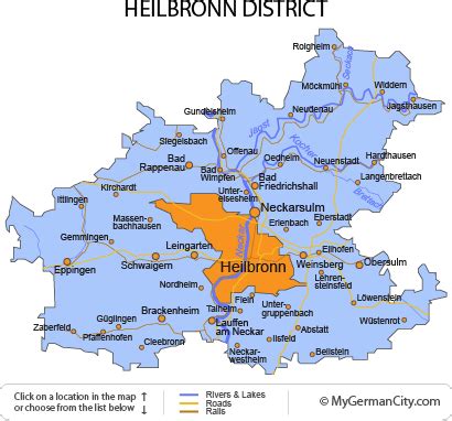 Heilbronn Map and Heilbronn Satellite Image