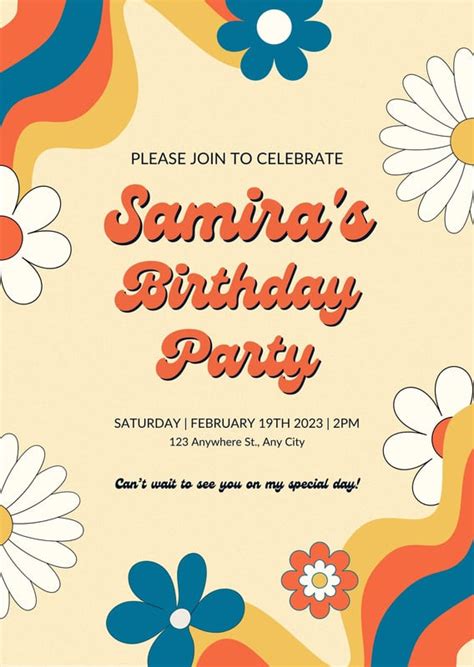 Free and printable birthday invitation templates | Canva