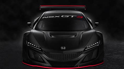 sports car, 8k uhd, honda nsx gt3, black car, 8K, honda, honda nsx HD ...