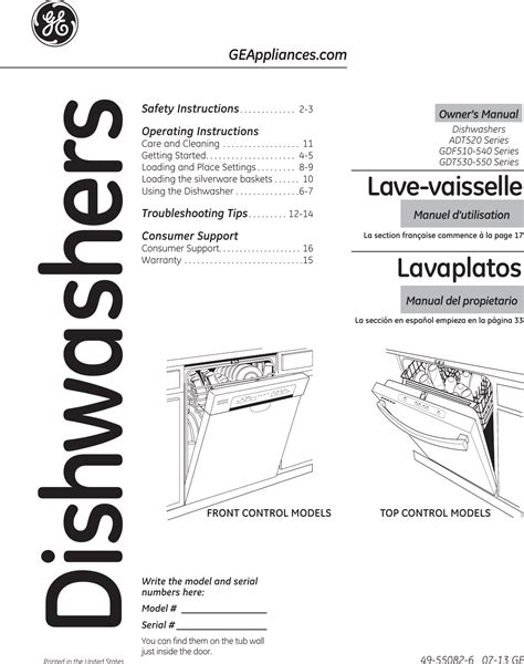 dishwasher loading guide