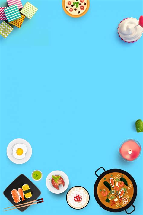 Creative Foodie Food Festival Hd Background | Food background ...