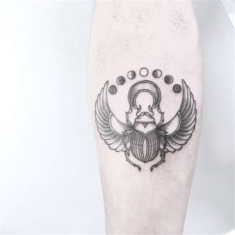 15 Sacred Scarab Tattoos • Tattoodo