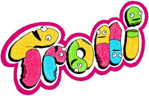 Gummy Worms Logo Sticker by Trolli for iOS & Android | GIPHY