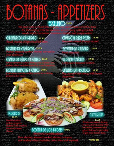 El Camaron Menu,Menú para El Camaron, Chula Vista, San Diego ...