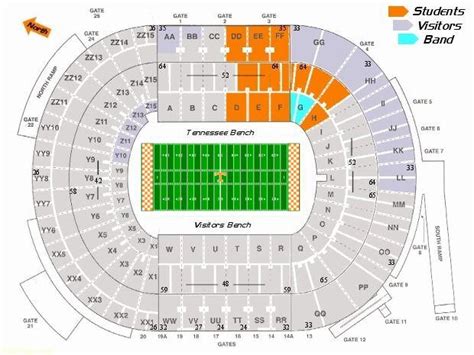 neyland stadium seating chart