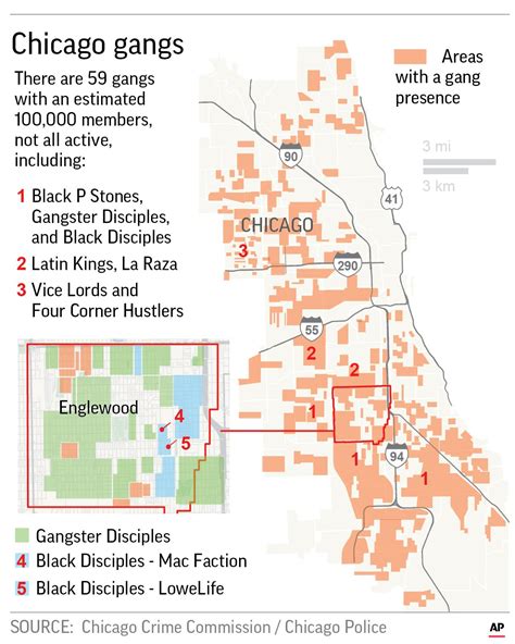 Chicago Gang Territory Map