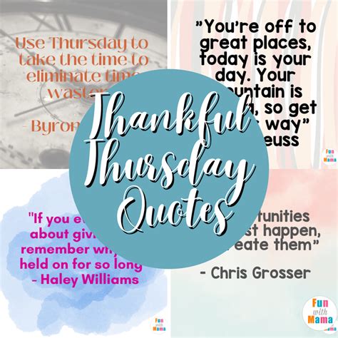 Thankful Thursday Inspirational Quotes: Embrace Gratitude Every Week