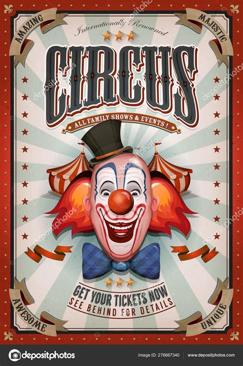 Vintage Circus Poster With Big Top Stock Vector Image by ©benchyb ...